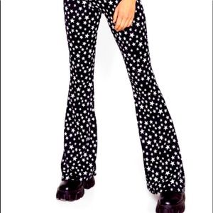 Star-ting to Bore Us High-Waisted Flare Pants